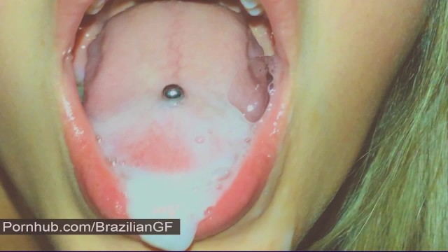 First time cum swallow