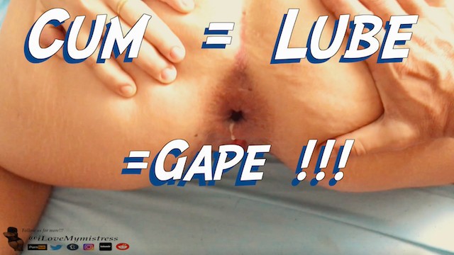 I USE HIS CUM TO LUBE MY ASS !!! Brazilian Porn