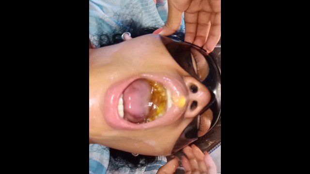 Stepdaughter in the Biggest Deepthroat Fuck ever seen with Urine Juice in the end (Part 2) Brazilian Porn