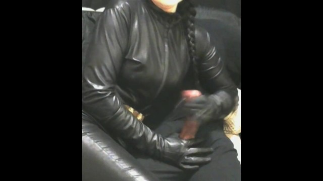 smoking wife in leather gloves and catsuit fucking handjob cumshot promo Brazilian Porn